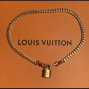 Louis Vuitton Lock & Key Necklace 🔐💕
